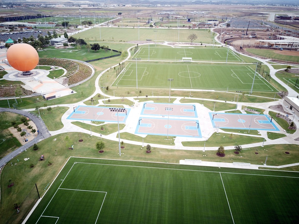 Great Park Soccer Fields Map